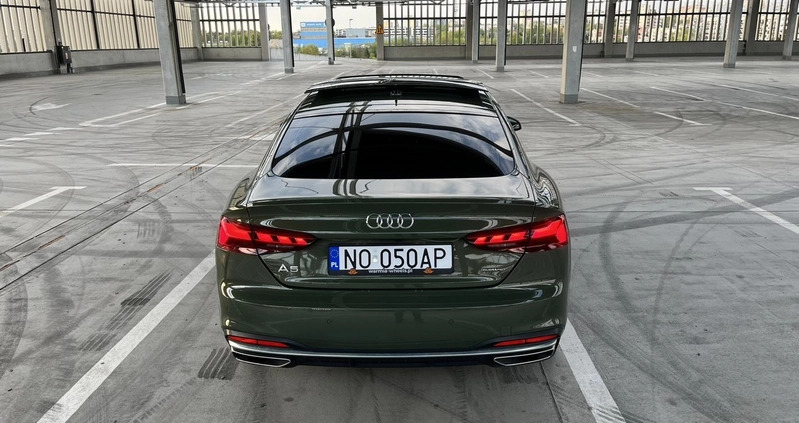 Audi A5 cena 155000 przebieg: 24996, rok produkcji 2022 z Olsztyn małe 106